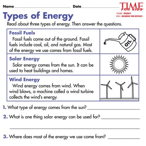 What Is Energy Worksheet Education Com Energy Science 5th Grade Worksheet - Energy Science 5th Grade Worksheet