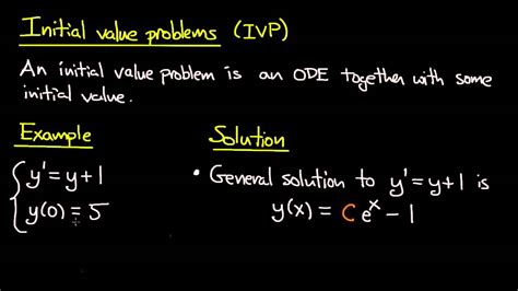what is initial value problem in differential equation 3y 2y