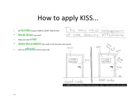 what is kiss model in communications terms