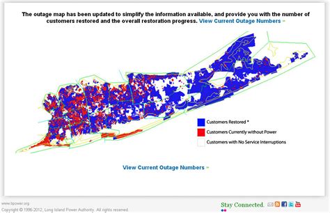 what is long island power authority outage map
