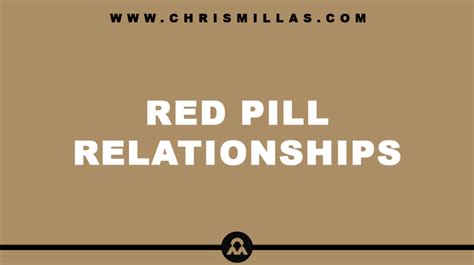 what is red pill in dating