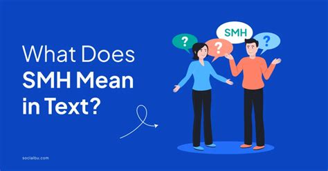 what is smh in text messages