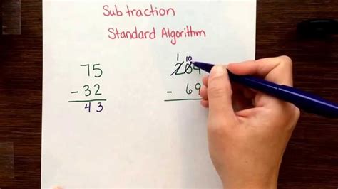What Is Standard Algorithm Subtraction For Elementary Schools Base Chart Method Subtraction - Base Chart Method Subtraction