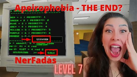 What Is The Code For Level 7 In Apeirophobia