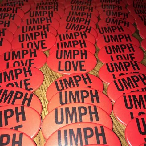 what is the history behind the orange umph love stickers?