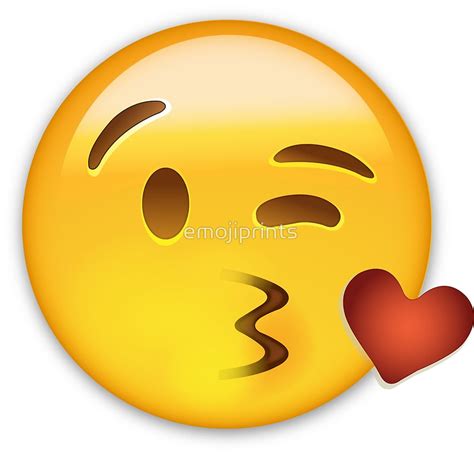 what is the kissy face emoji called