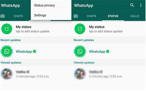what is the new whatsapp status update