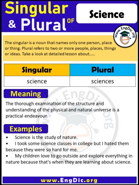 What Is The Plural Of Science Grammarbrain Science Nouns - Science Nouns