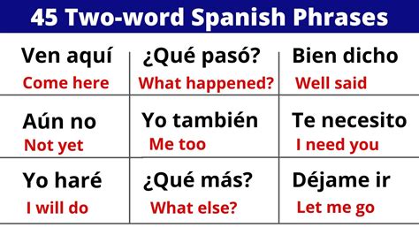 what is two in spanish