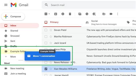 what is updates folder in gmail