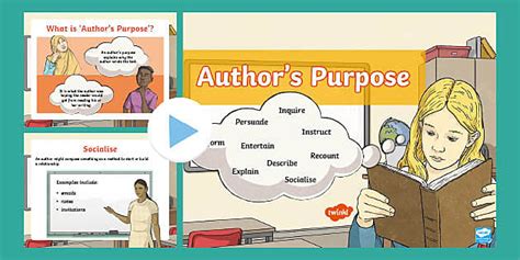What Is Writeru0027s Purpose Twinkl Authors Purpose For Writing - Authors Purpose For Writing