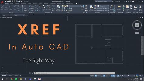 what is xref in autocad