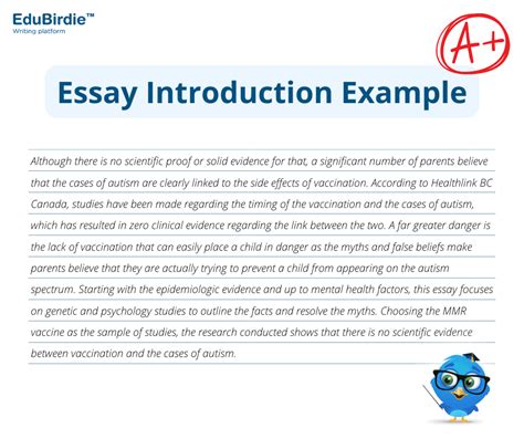 what makes a good dissertation introduction example