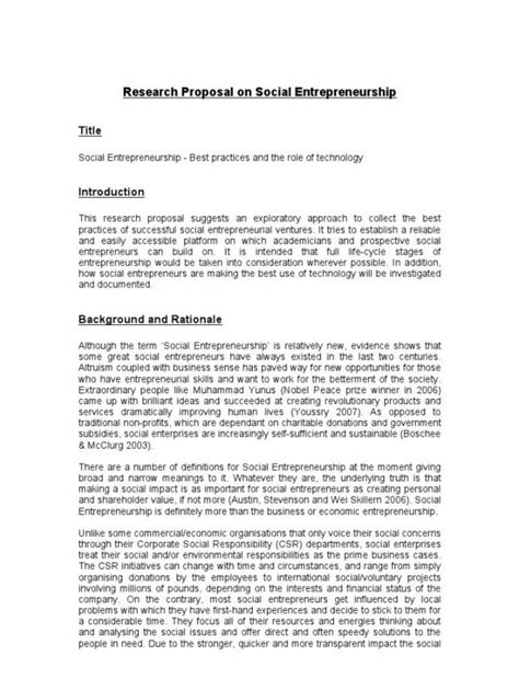 what makes a good dissertation proposal template