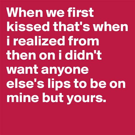 what makes a good first kissed