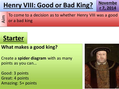 what makes a good or bad king