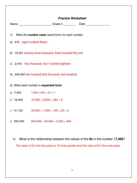 What Makes Headlines Math Worksheet Answers