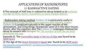 what makes radioisotopes useful for dating objects answers.com