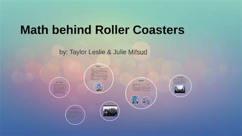 What Math Is Used In Roller Coaster Design Roller Coaster Math - Roller Coaster Math