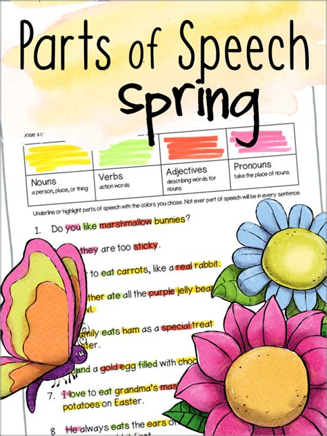 what part of speech is spring