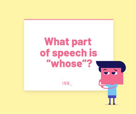 what part of speech is whose