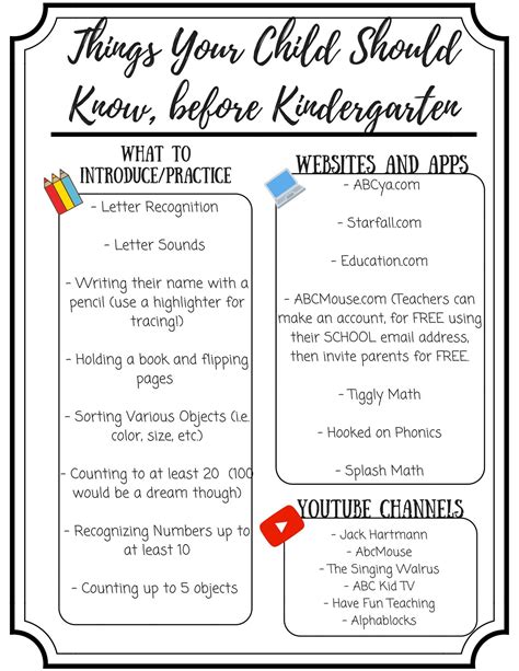 What Should A Kindergartener Know Before Going To Going To First Grade - Going To First Grade
