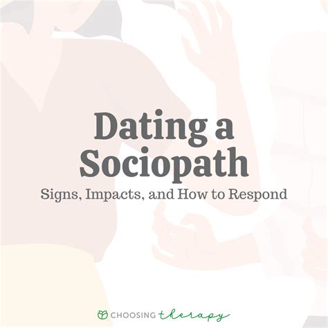 what should i expect when dating a sociopath