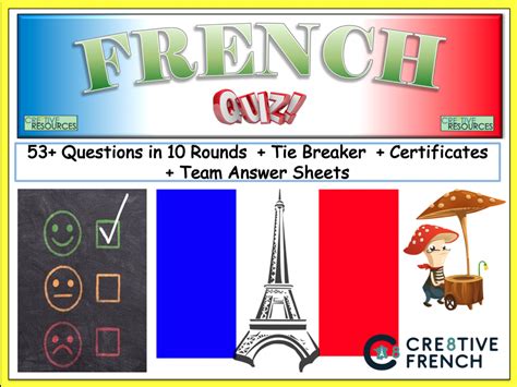 what should i learn in french quiz