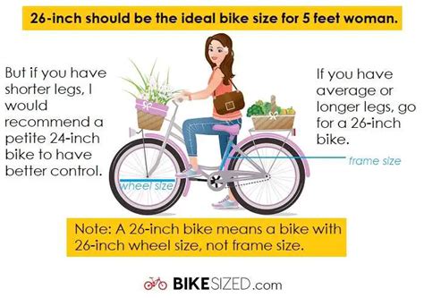 what size bike for a 5 foot 4 inch woman