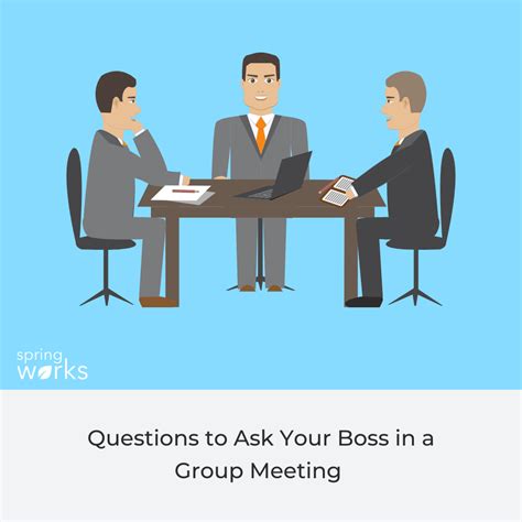 what to discuss in first meeting with boss