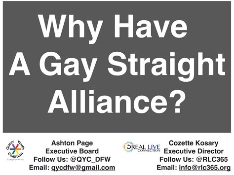 what to discuss in straight and gay alliance