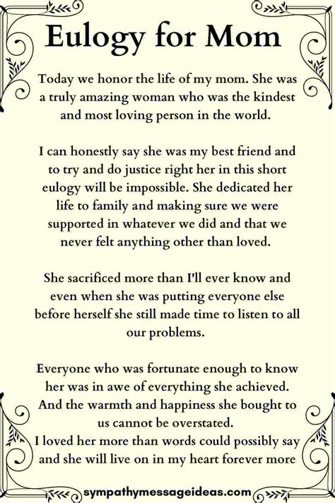 what to include in a eulogy speech