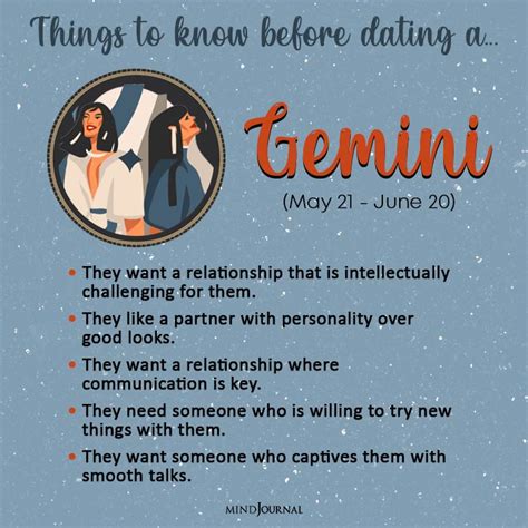 what to know before dating a gemini