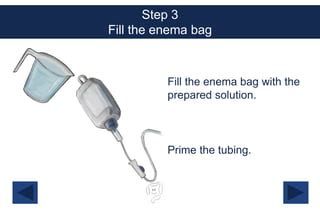 what to put in an enema bag