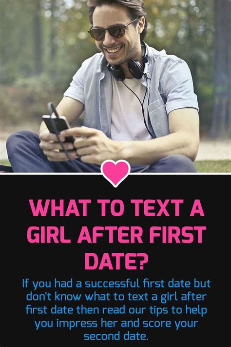 what to say to a girl after a first date