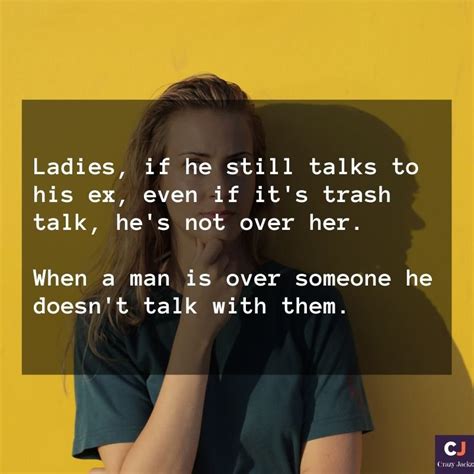 what to say when he talks about his ex