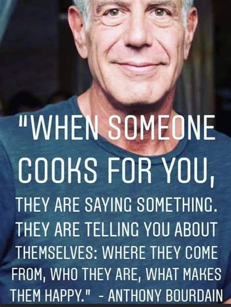 what to say when someone cooks for you