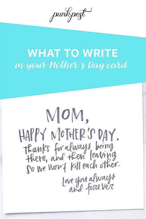 What To Write In A Motheru0027s Day Card Mother S Day Writing Ideas - Mother's Day Writing Ideas