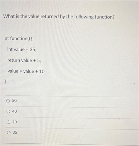 What Value Would Be Returned In Excel D49
