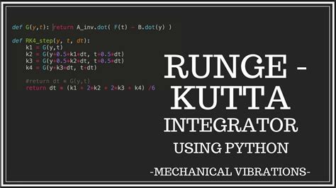 what will be python code for runge kutta second method?