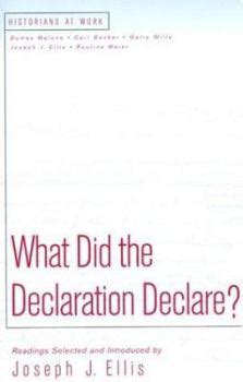 Download What Did The Declaration Declare Paperback 