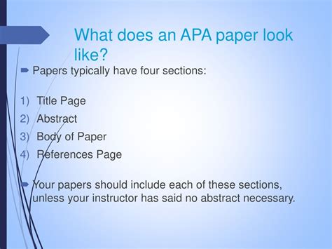 Read What Does An Apa Paper Look Like 