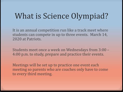 Read What Is Science Olympiad 