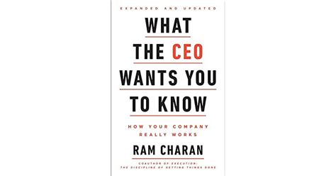 Read What The Ceo Wants You To Know By Ram Charan 