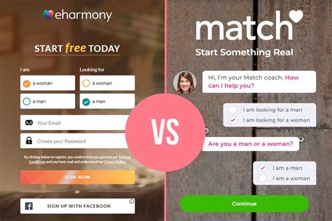 whats better eharmony or match customer service