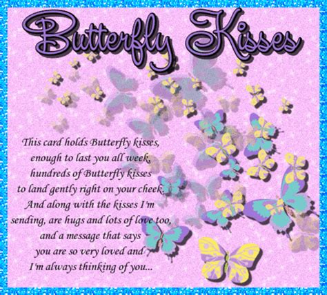 whats butterfly kisses called