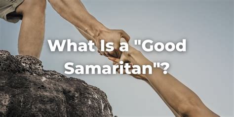 whats the good samaritan law