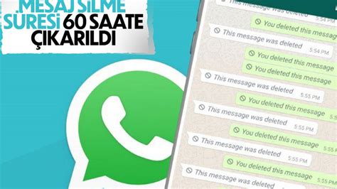 whatsapp mesaj silme durdurmas