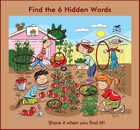 Whatsapp Riddle Find 6 Words Hidden In The Find The Words In The Picture - Find The Words In The Picture
