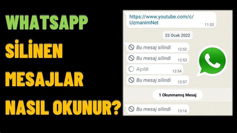 whatsapp silinen konuşmayı geri getirmes